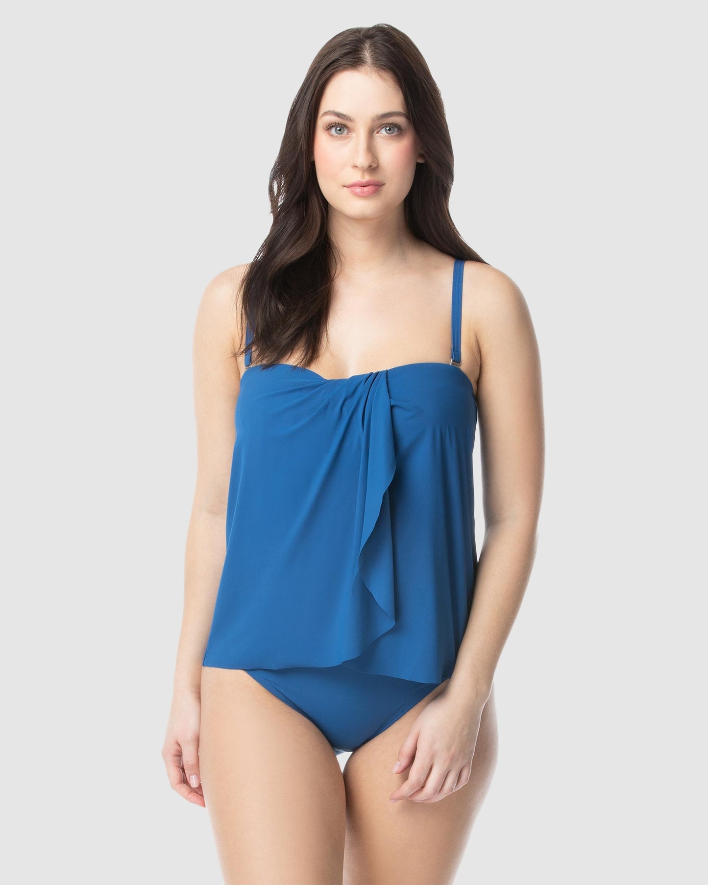Coco Reef Clarity Bandeau Blue Tankini