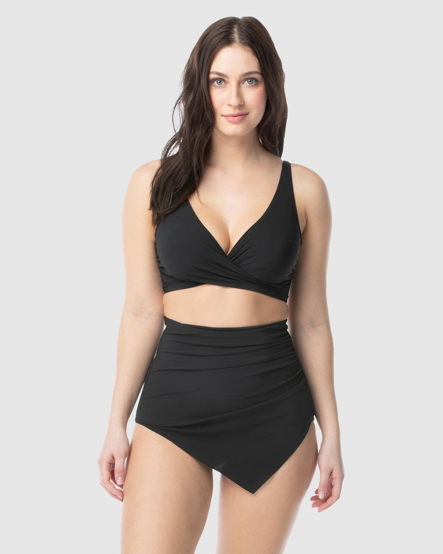 Coco Reef Pavilion Twist Black Bikini Top