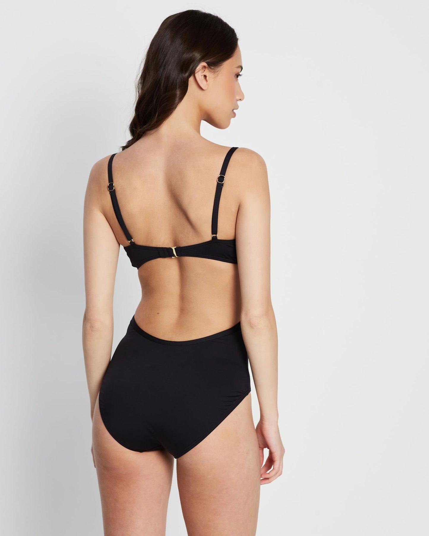 Cut Out V-Neck Monokini