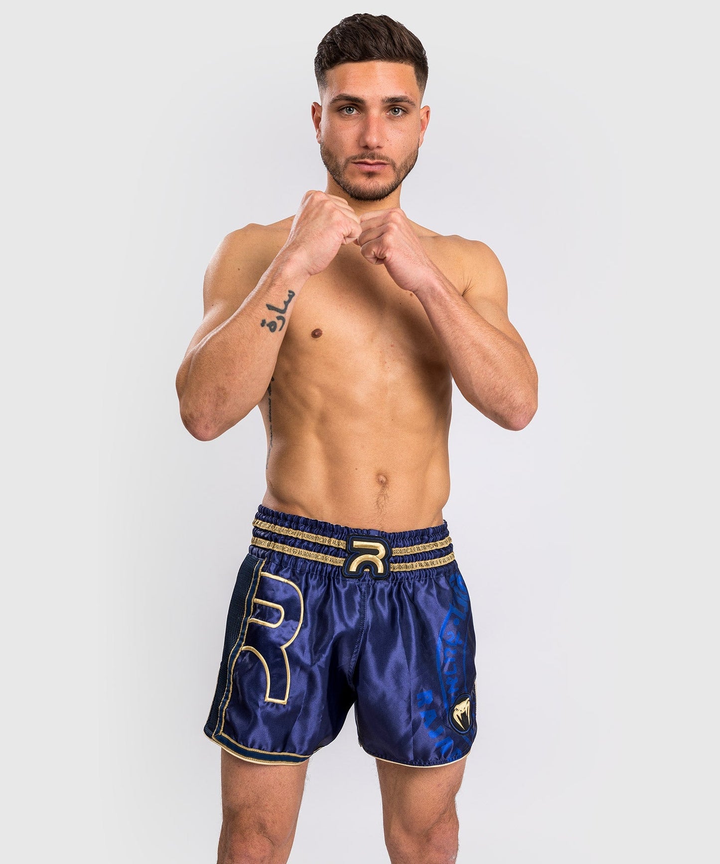 RAJADAMNERN x VENUM Muay Thai Shorts - Navy Blue
