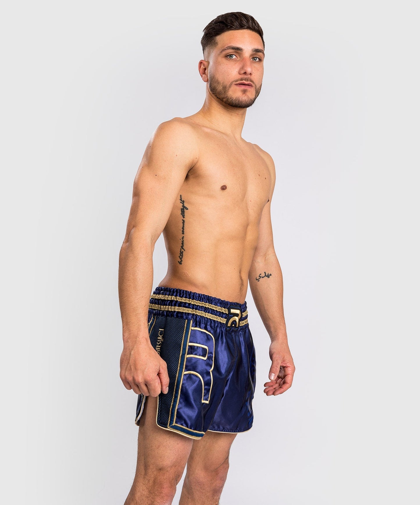 RAJADAMNERN x VENUM Muay Thai Shorts - Navy Blue