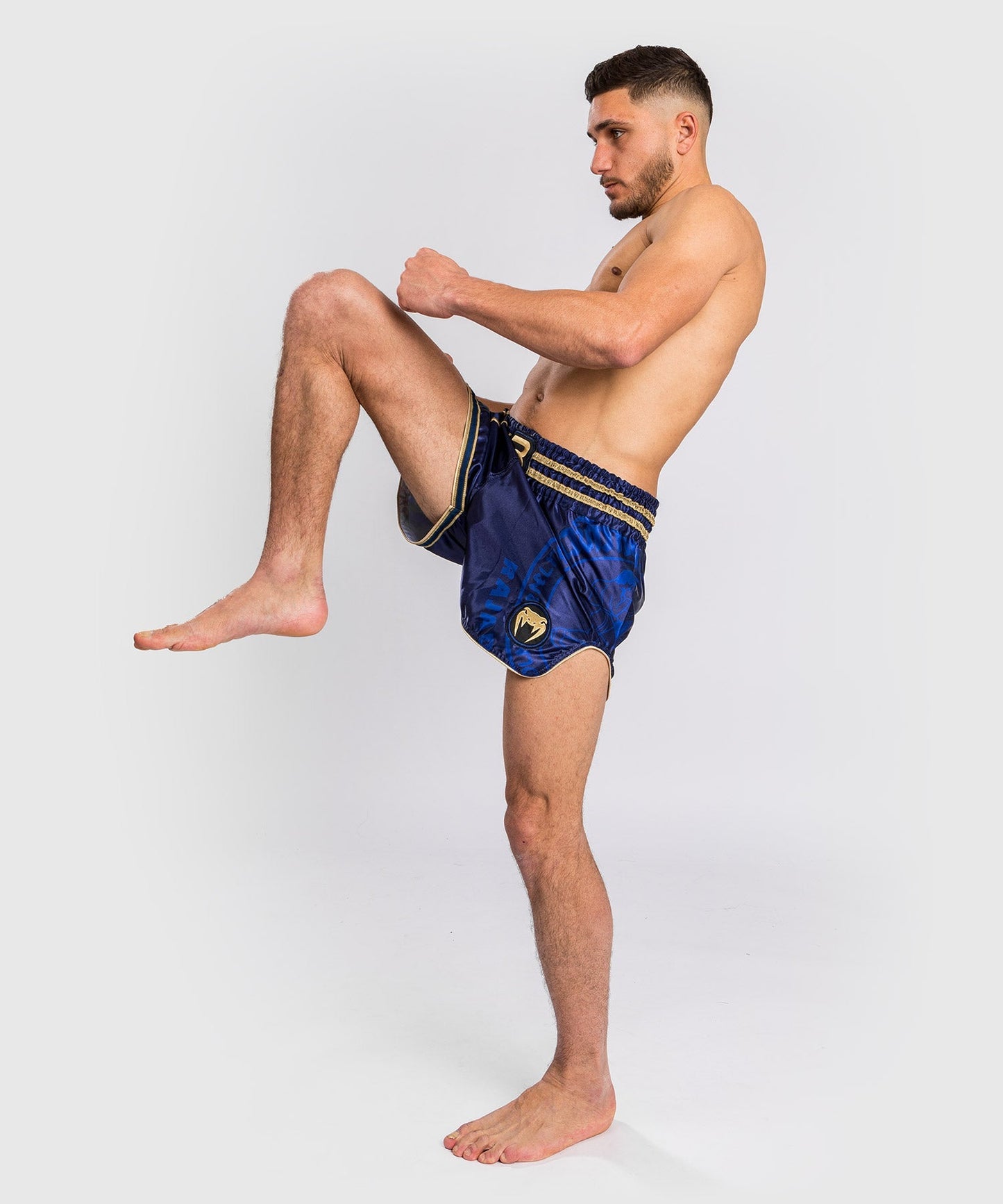 RAJADAMNERN x VENUM Muay Thai Shorts - Navy Blue
