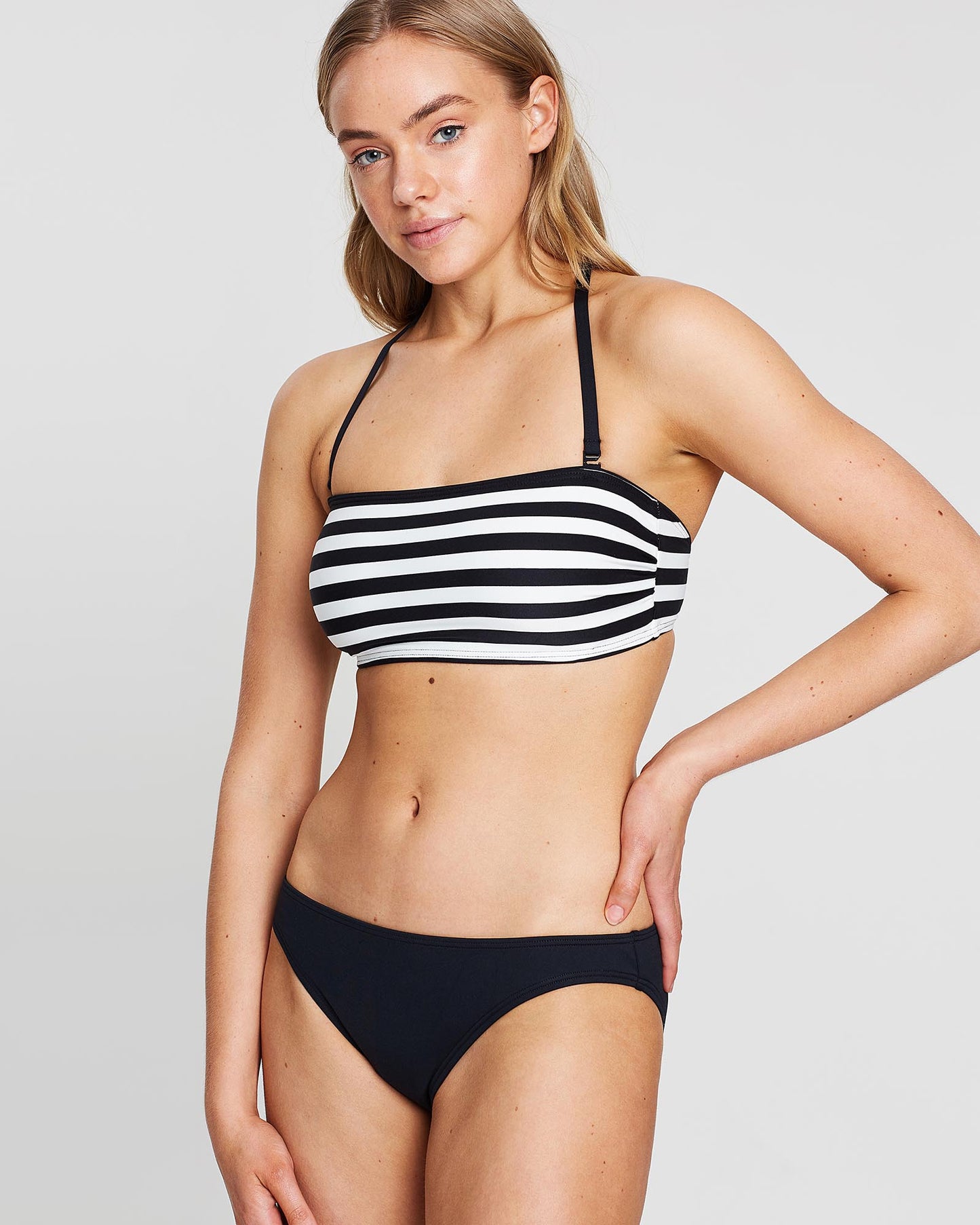 Kate Spade Cape May Bandeau Black Bikini Top