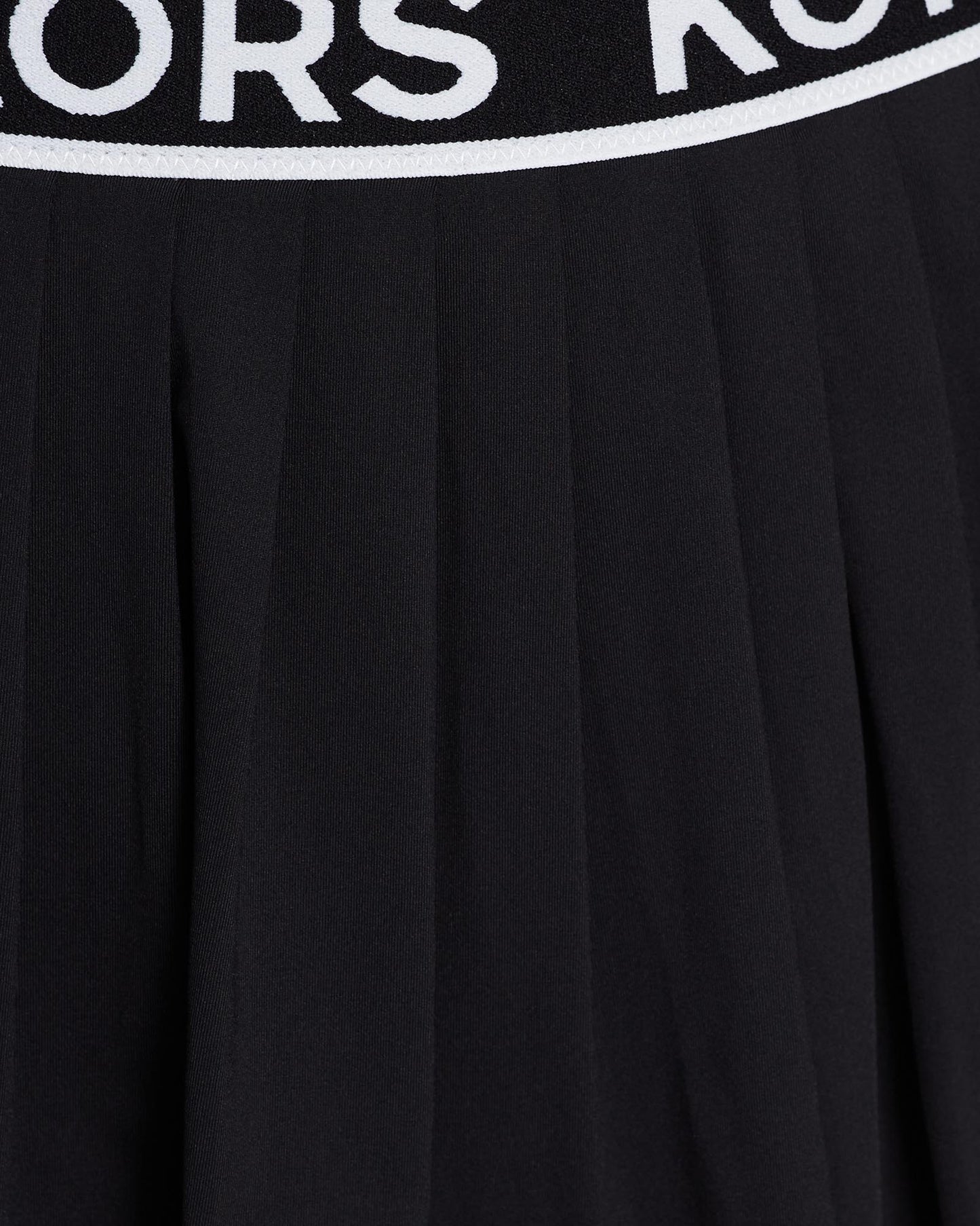 Logo Elastic Pleated Skirted Bottom