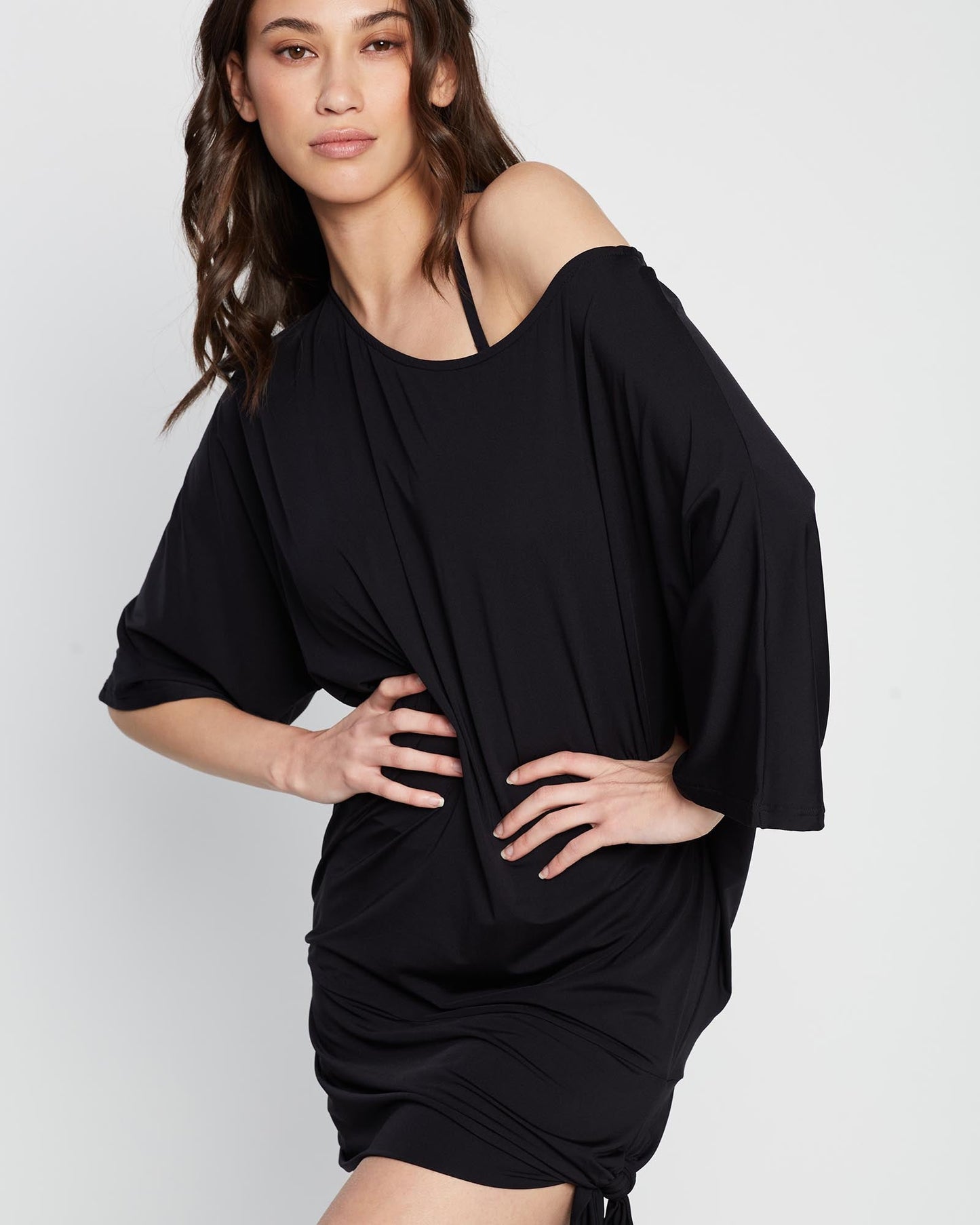 Solids Side Tie Cover Up