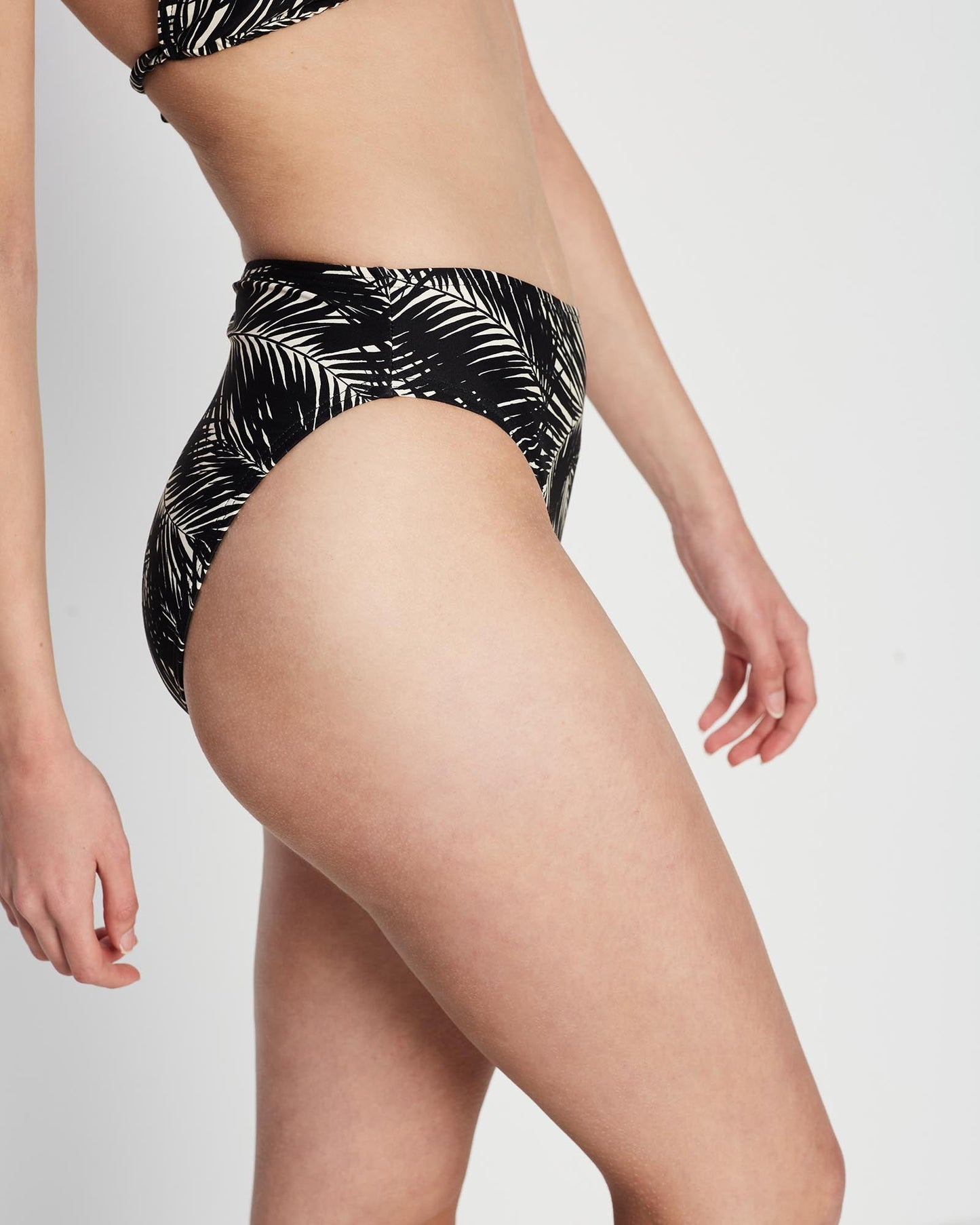Palm High Leg Bikini Bottom