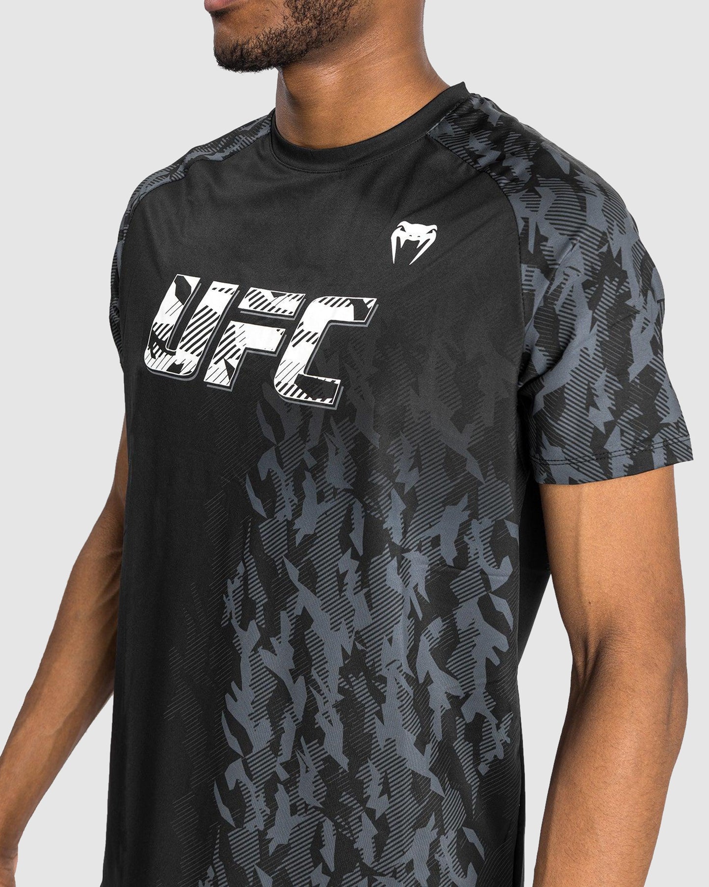 UFC Venum Authentic Fight Week Men's Performance Short Sleeve T-shirt - Black