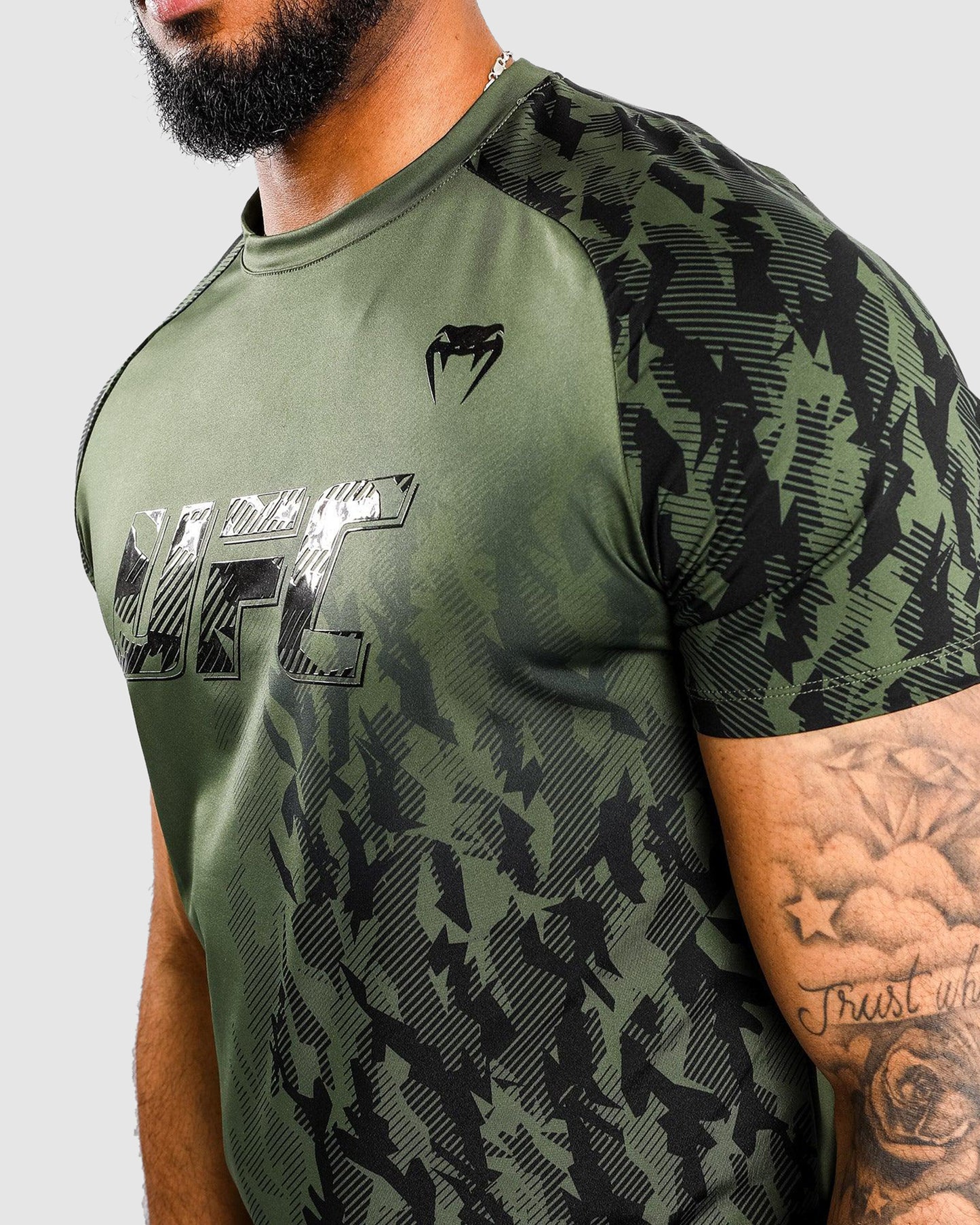 UFC Venum Authentic Fight Week Men's Performance Short Sleeve T-shirt - Black