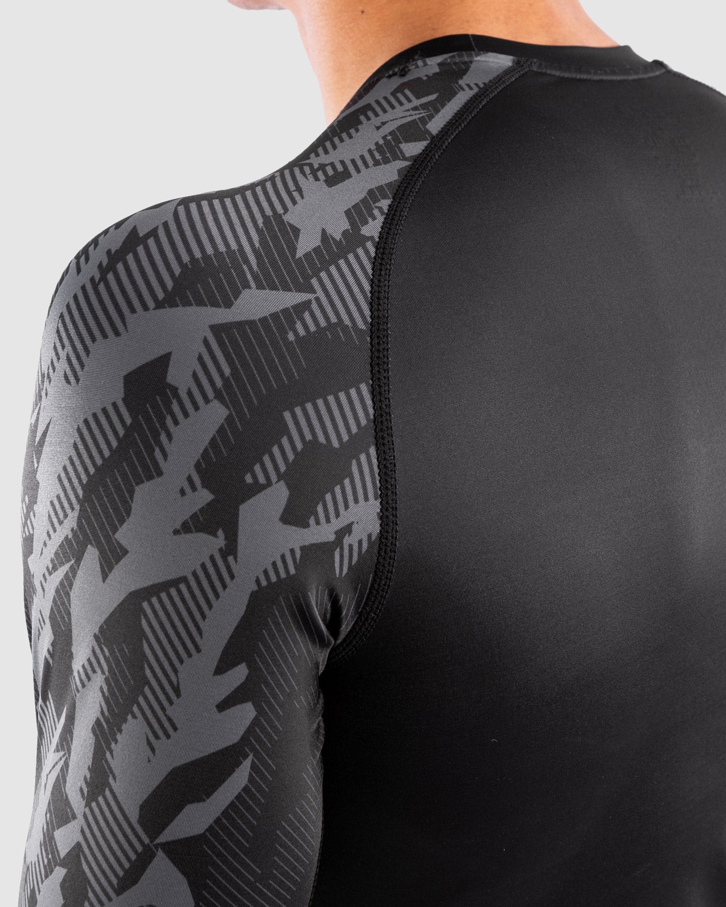 UFC Venum Authentic Fight Week Men's Performance Long Sleeve Rashguard - Black