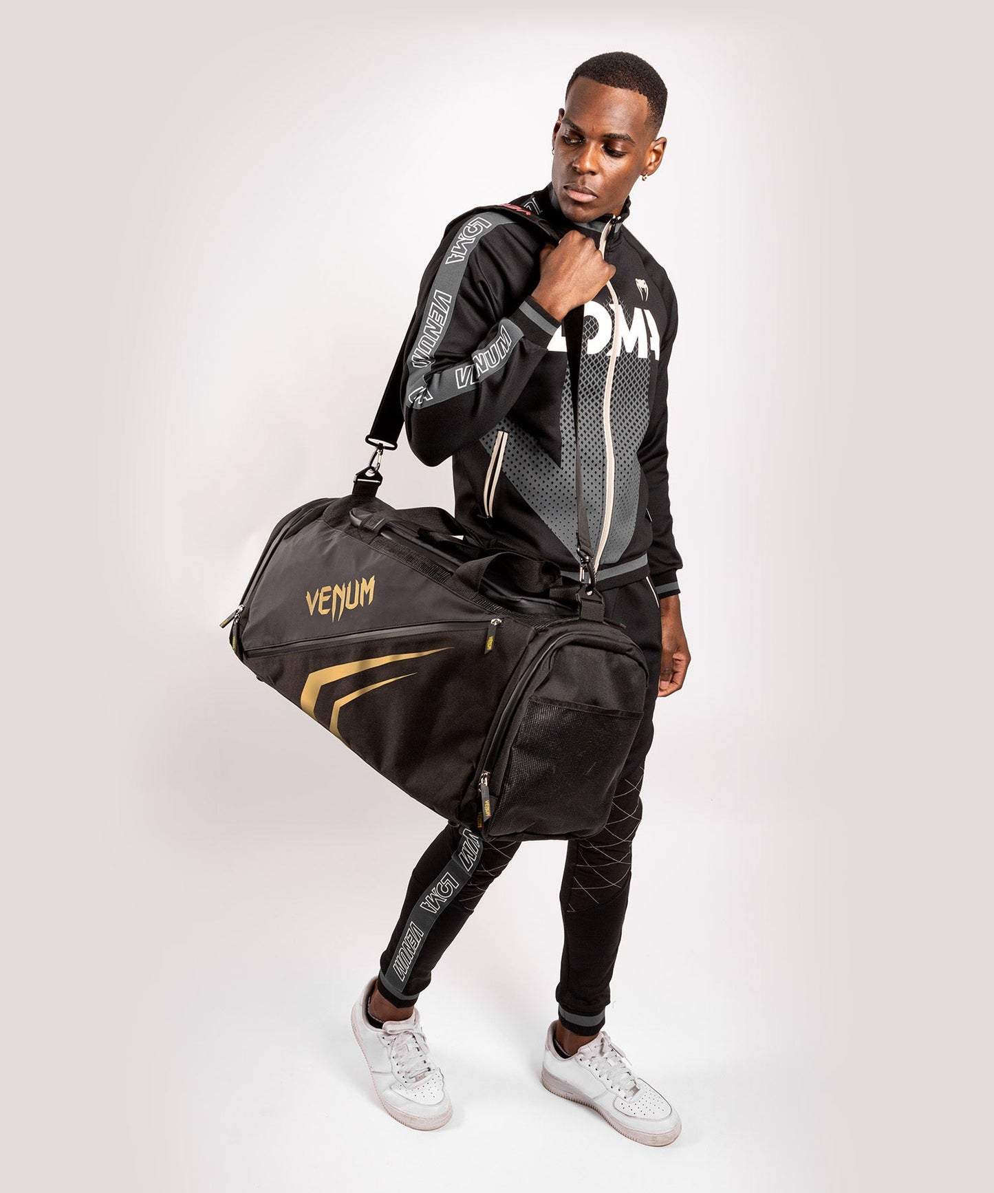 Venum Trainer Lite Evo Sports Bags - Black/Gold