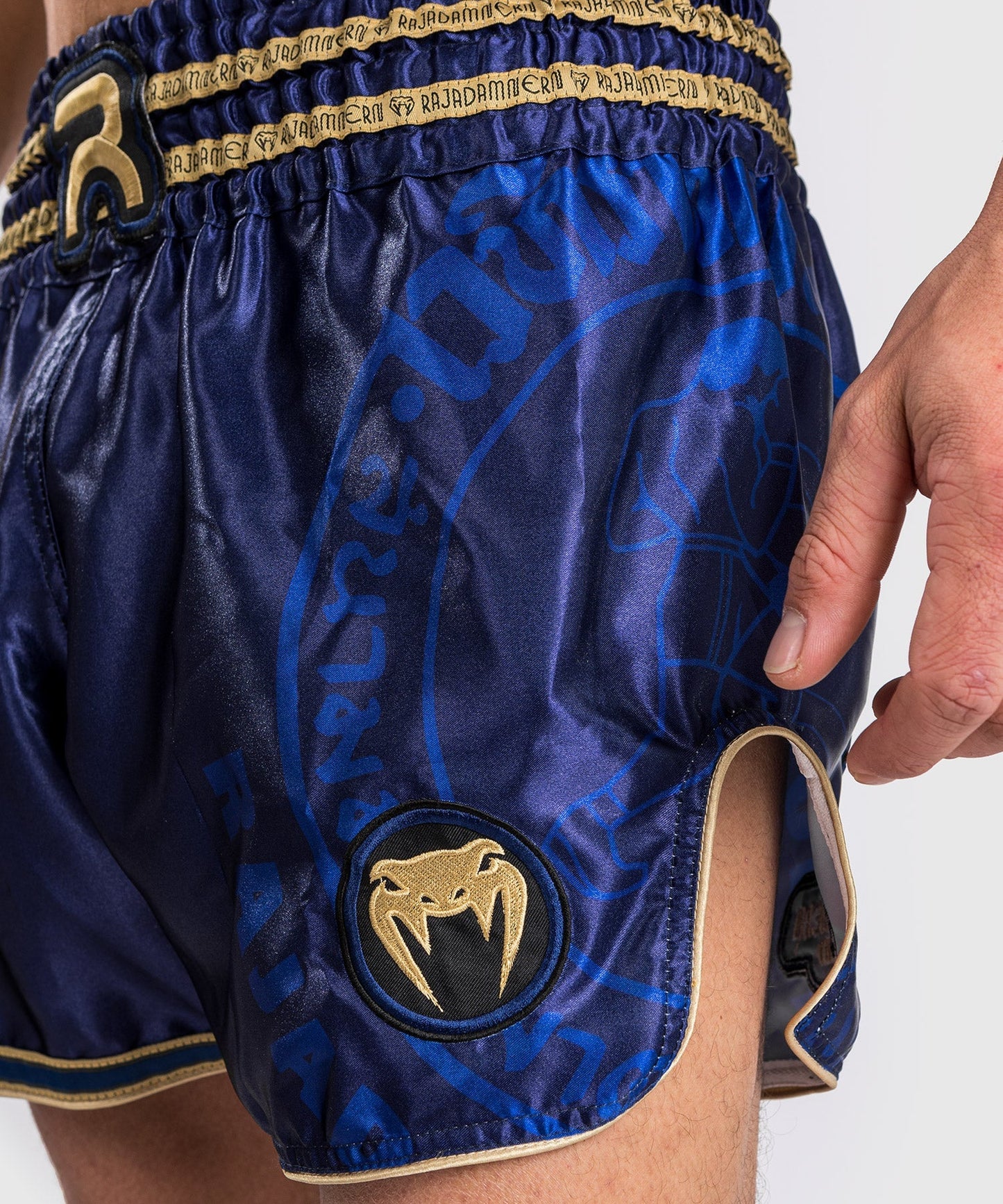 RAJADAMNERN x VENUM Muay Thai Shorts - Navy Blue