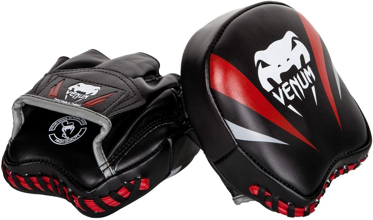 Venum Elite Mini Punch Mitts - Black/Red - One Size