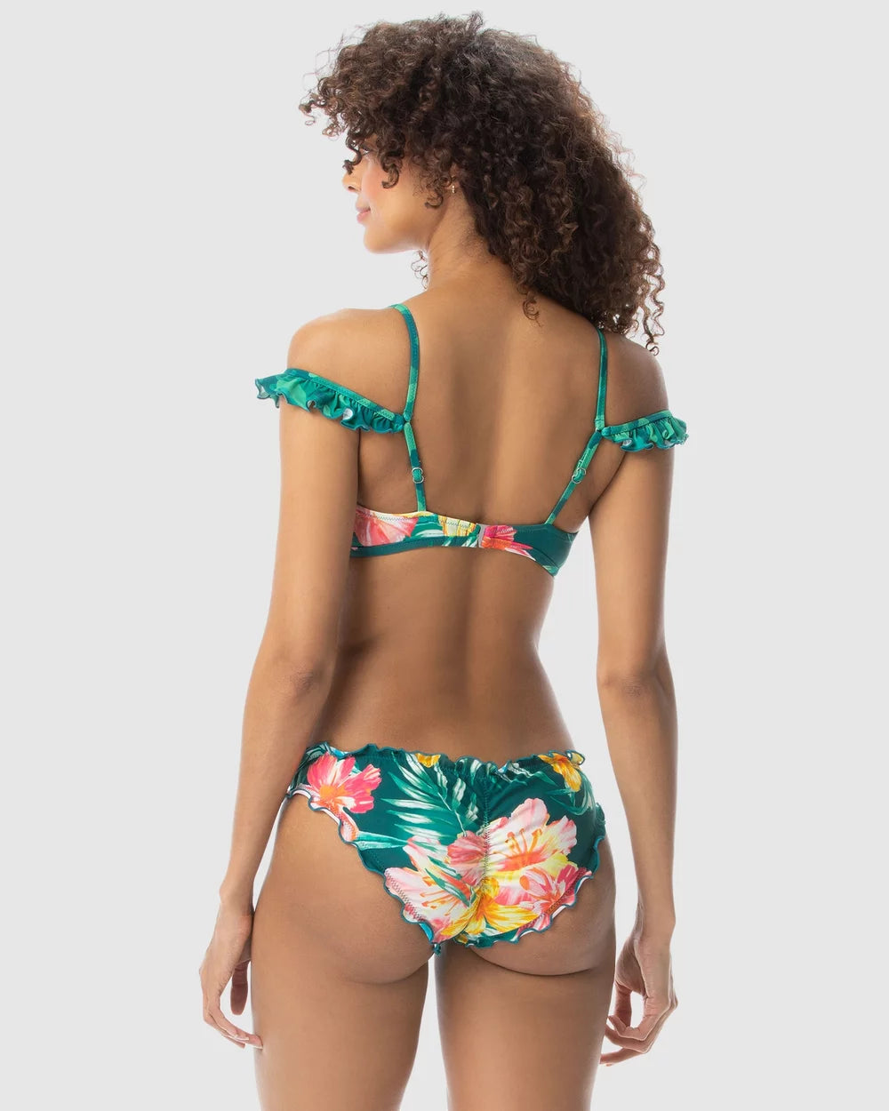 Coco Rave Summer Jade Tegan Strap Ruffle Top