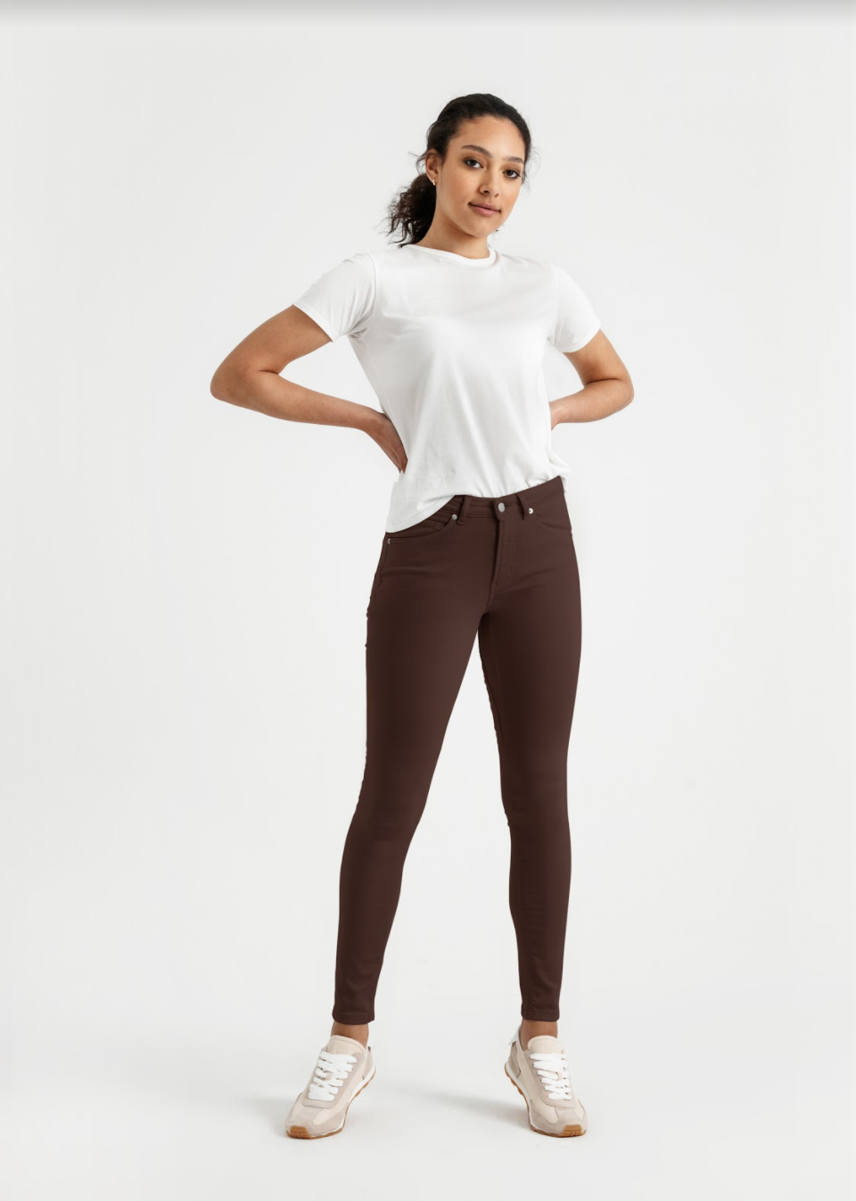 DUER - NO SWEAT MID RISE SKINNY PANTS - WOMEN'S