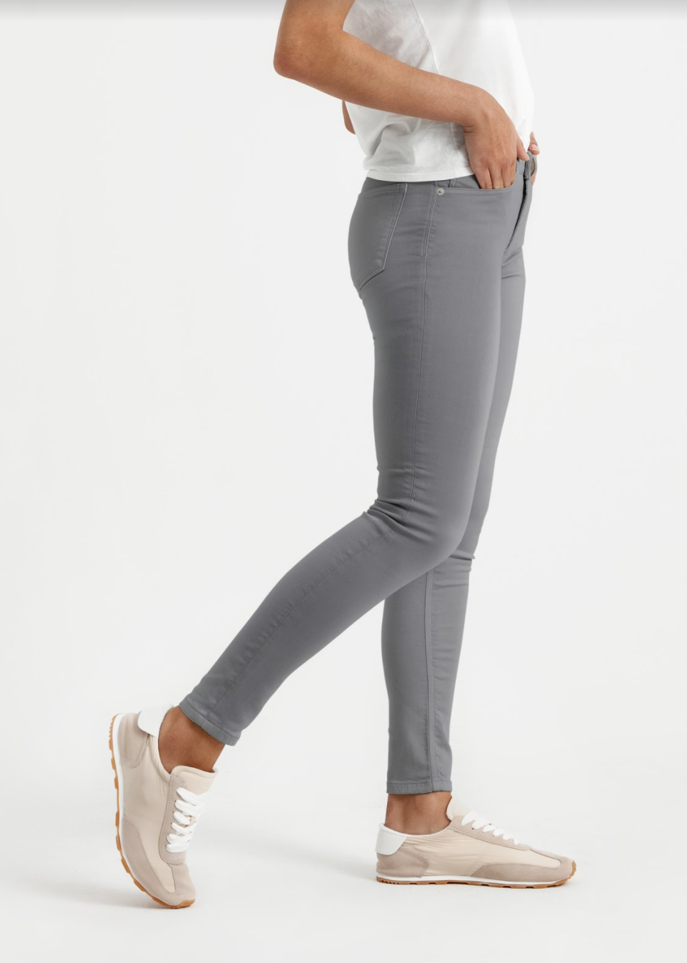 DUER - NO SWEAT MID RISE SKINNY PANTS - WOMEN'S
