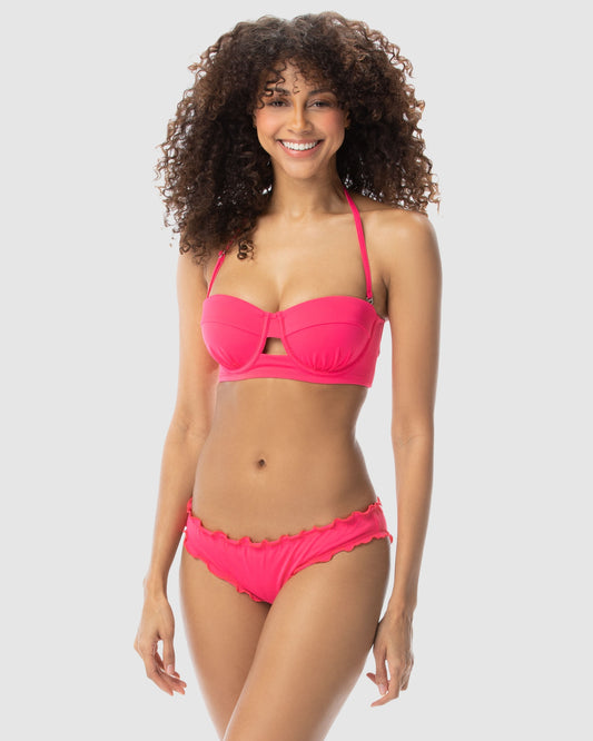 Coco Rave Amaya Strap Back Pink Top