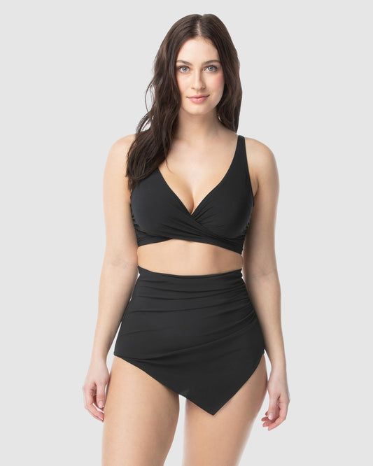 Coco Reef Pavilion Twist Black Bikini Top