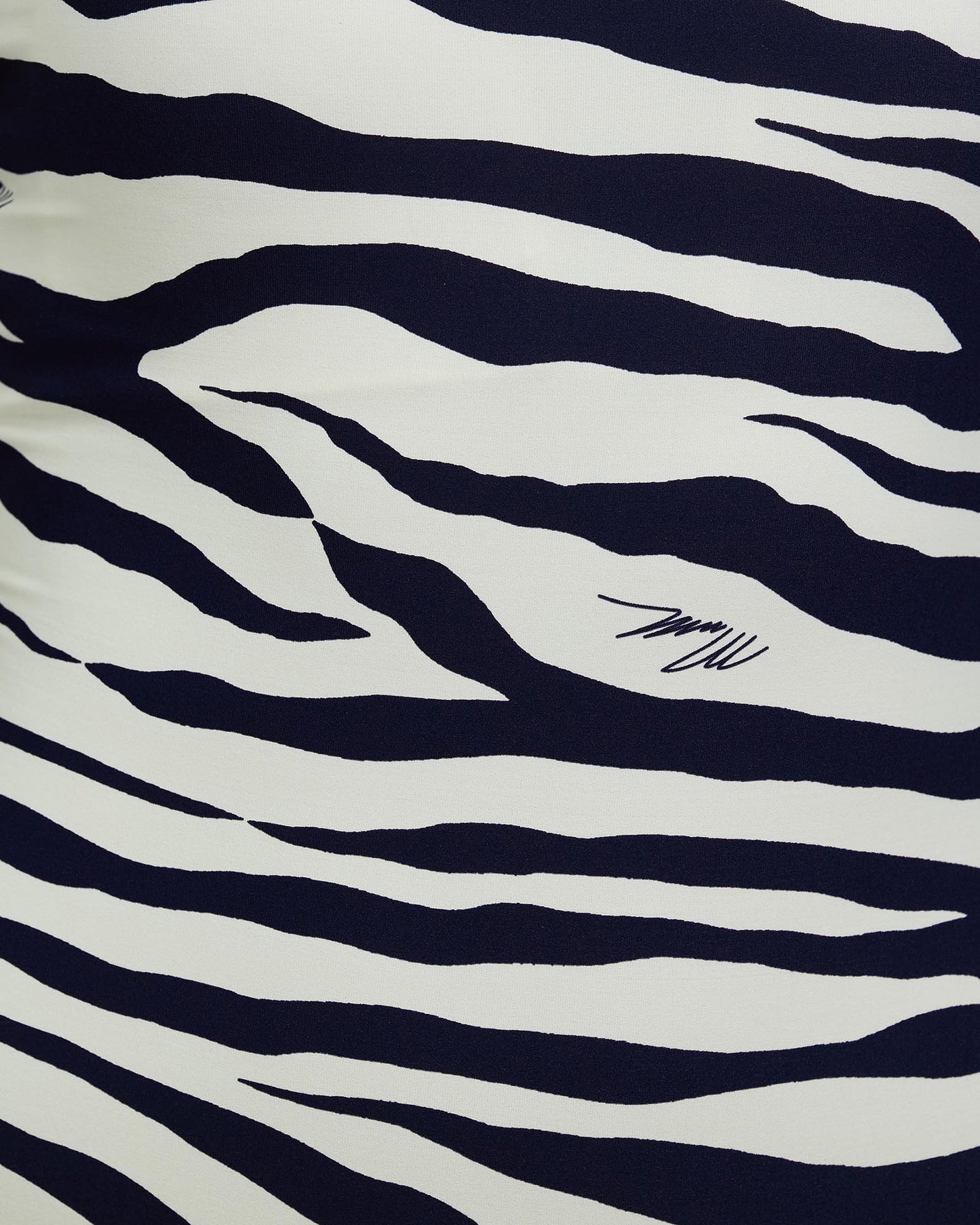 Michael Kors Reversible Zebra New Navy One Piece