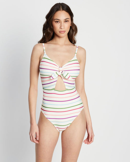Gingham Bunny Tie Cut Out 1Pc