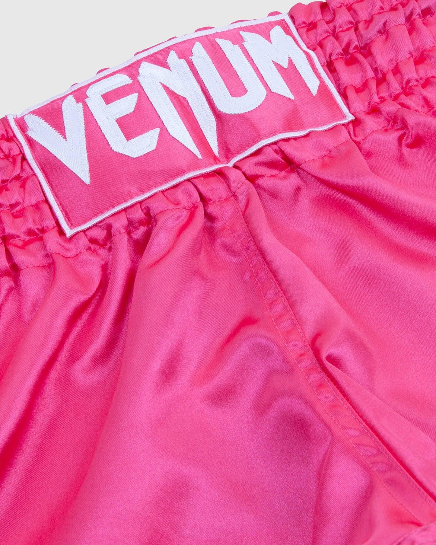 Venum Classic Muay Thai Shorts - Pink/White