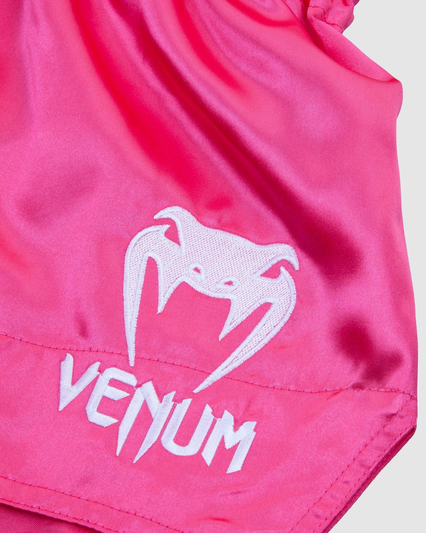 Venum Classic Muay Thai Shorts - Pink/White