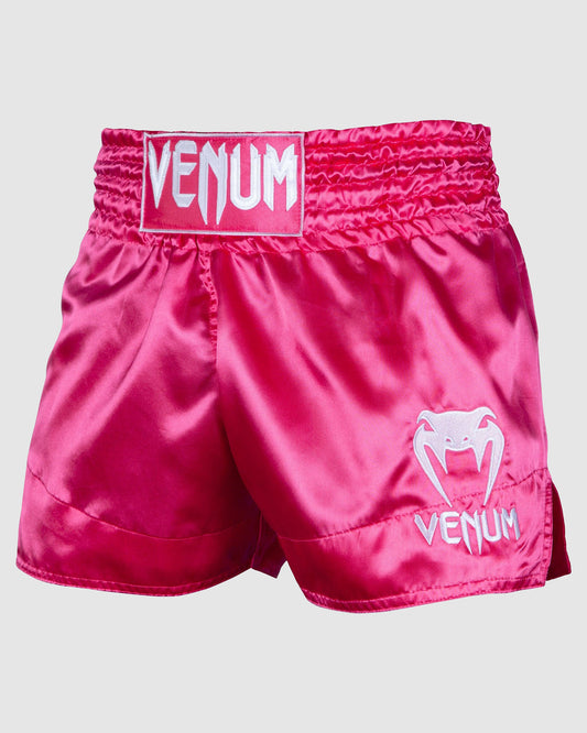 Venum Classic Muay Thai Shorts - Pink/White