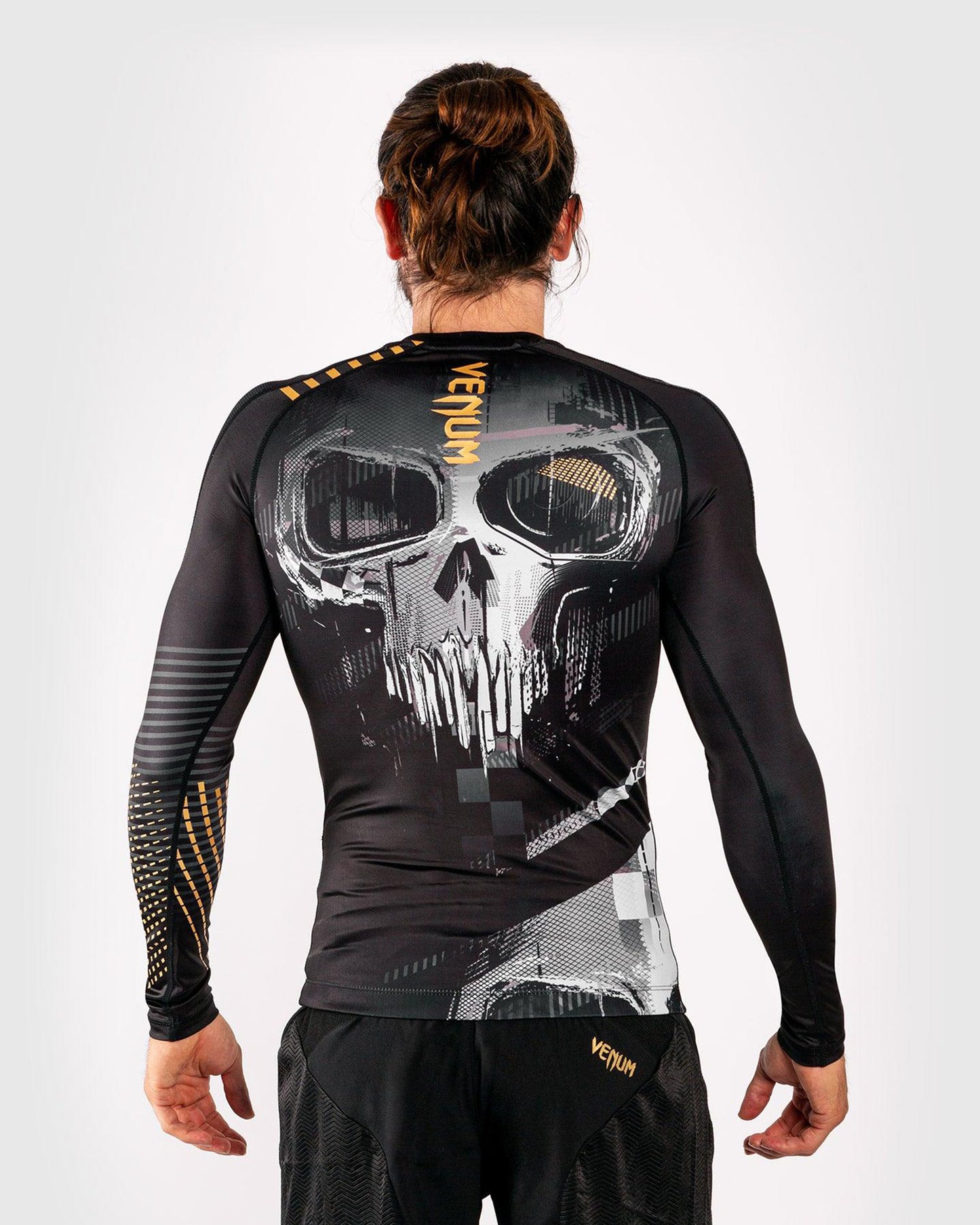 Venum Skull Rashguard Long sleeves - Black