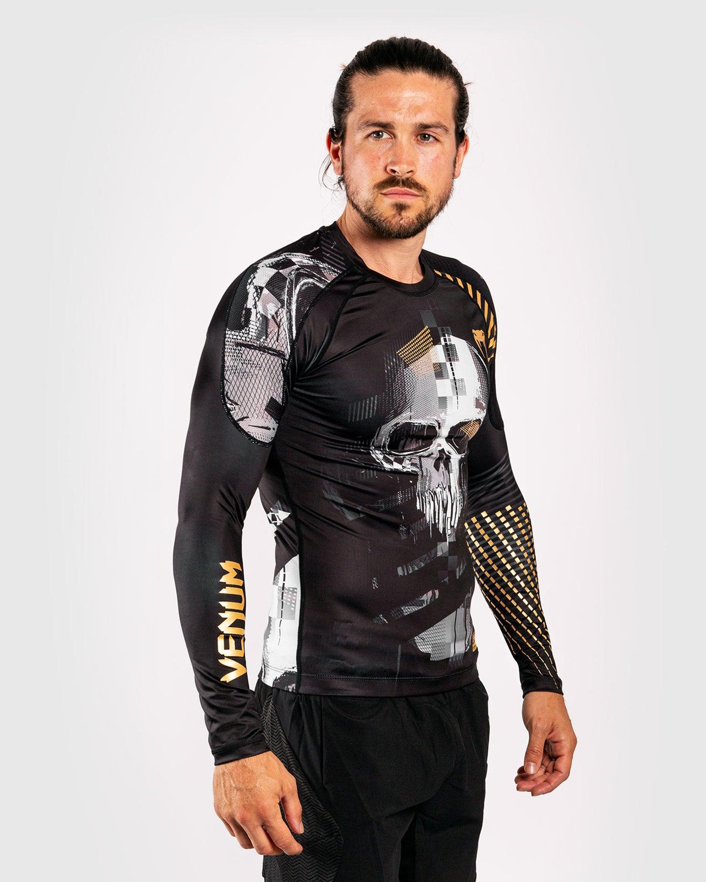 Venum Skull Rashguard Long sleeves - Black