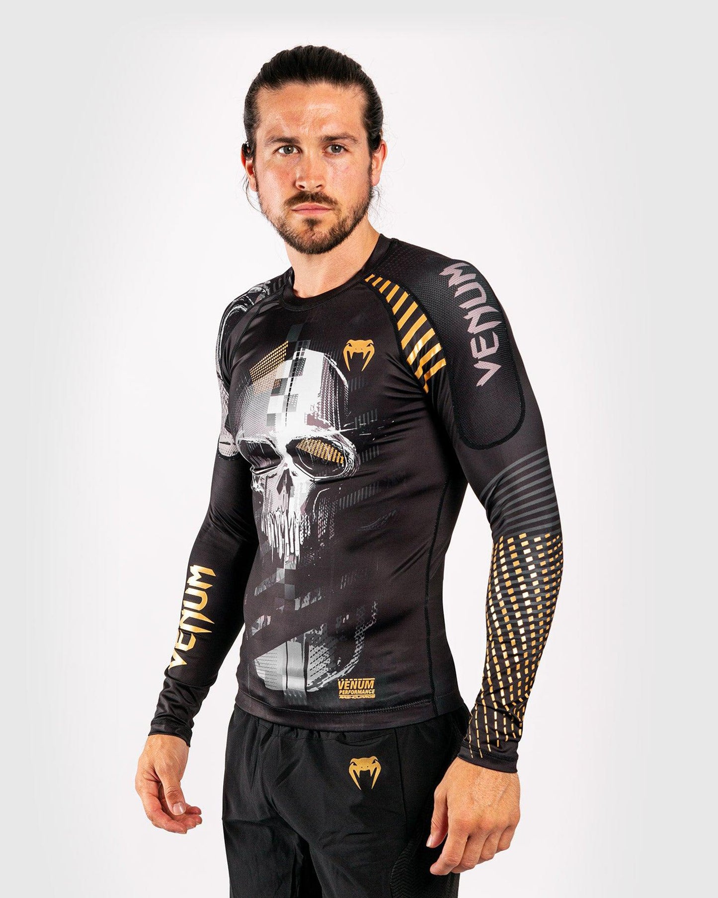 Venum Skull Rashguard Long sleeves - Black