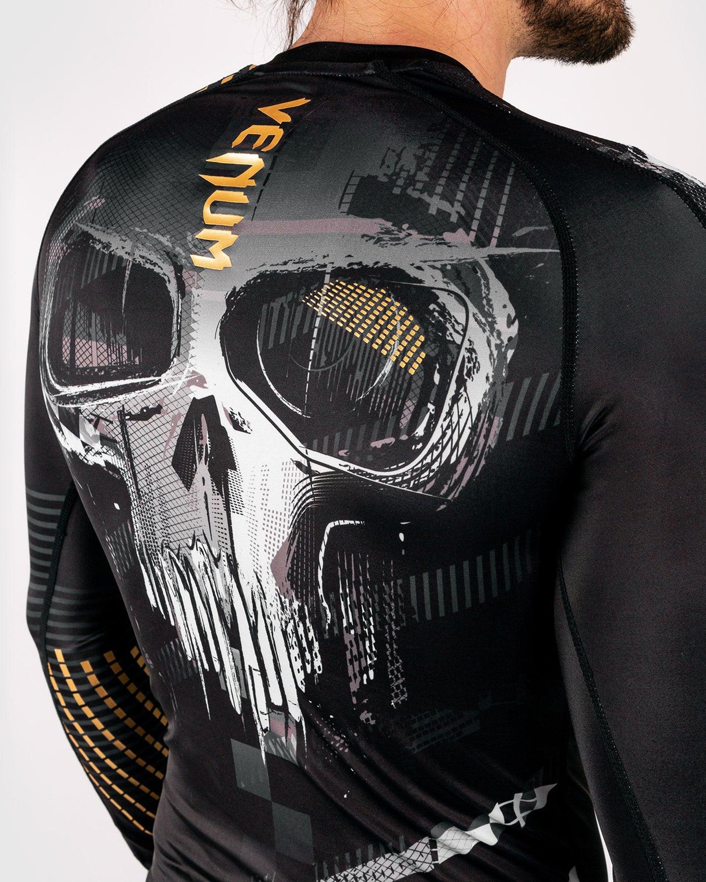 Venum Skull Rashguard Long sleeves - Black