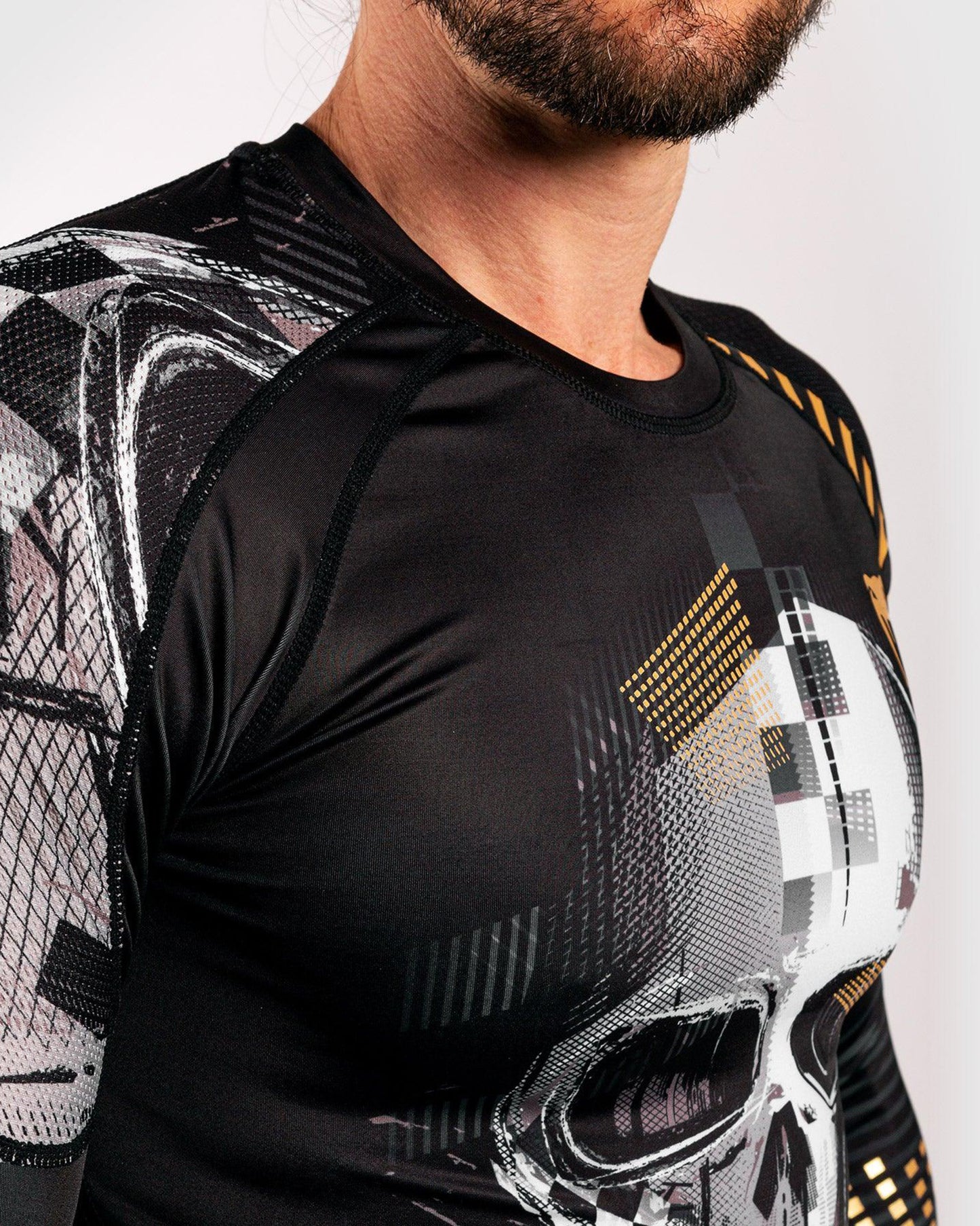 Venum Skull Rashguard Long sleeves - Black