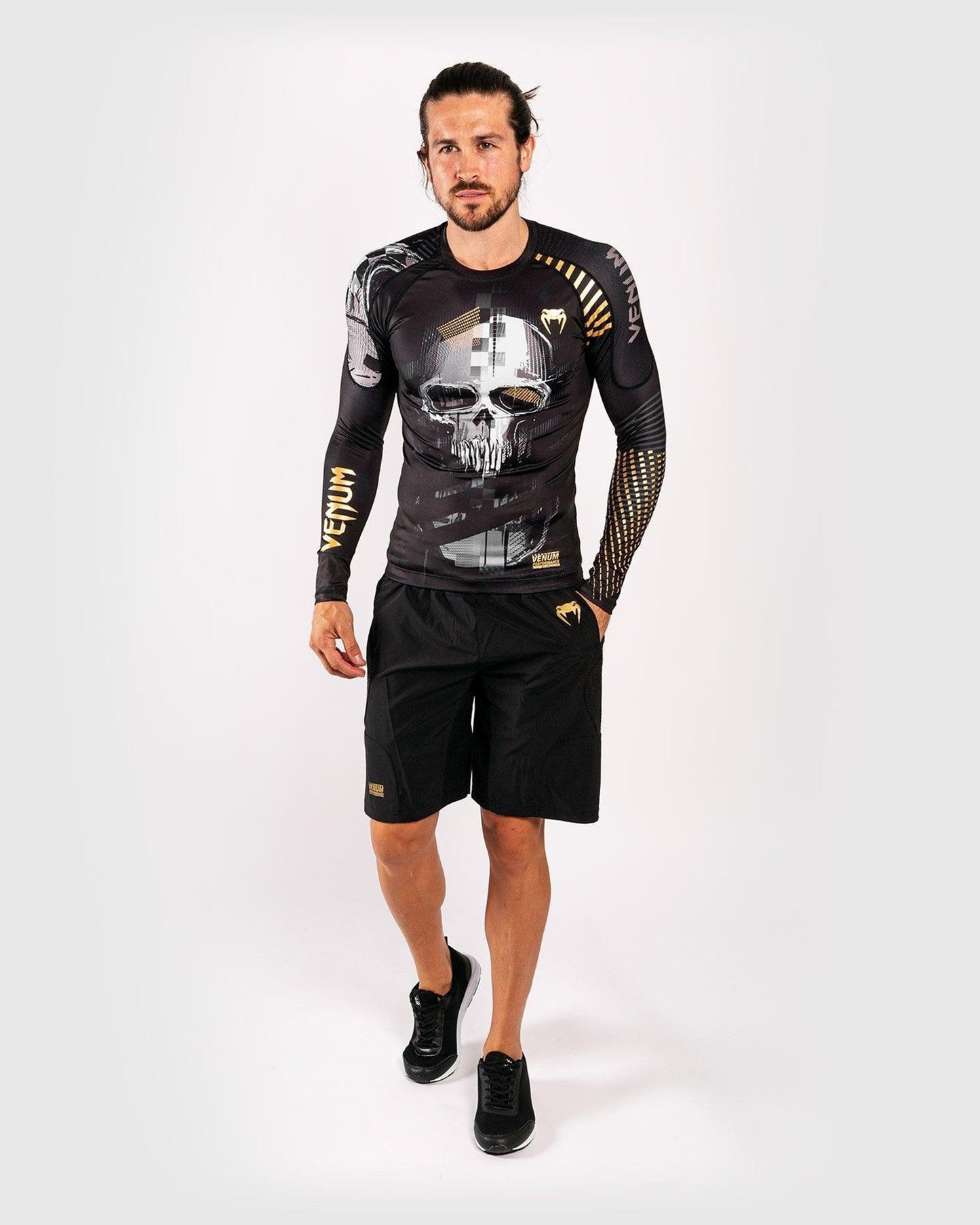 Venum Skull Rashguard Long sleeves - Black