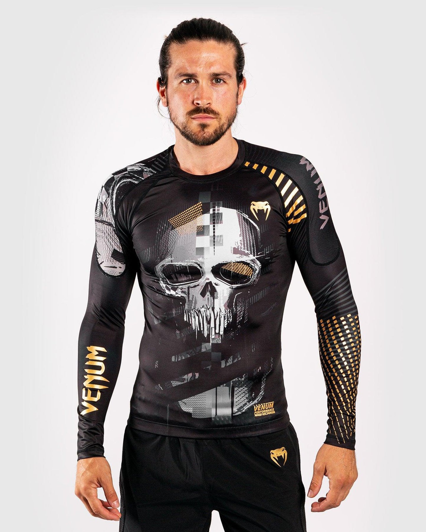 Venum Skull Rashguard Long sleeves - Black