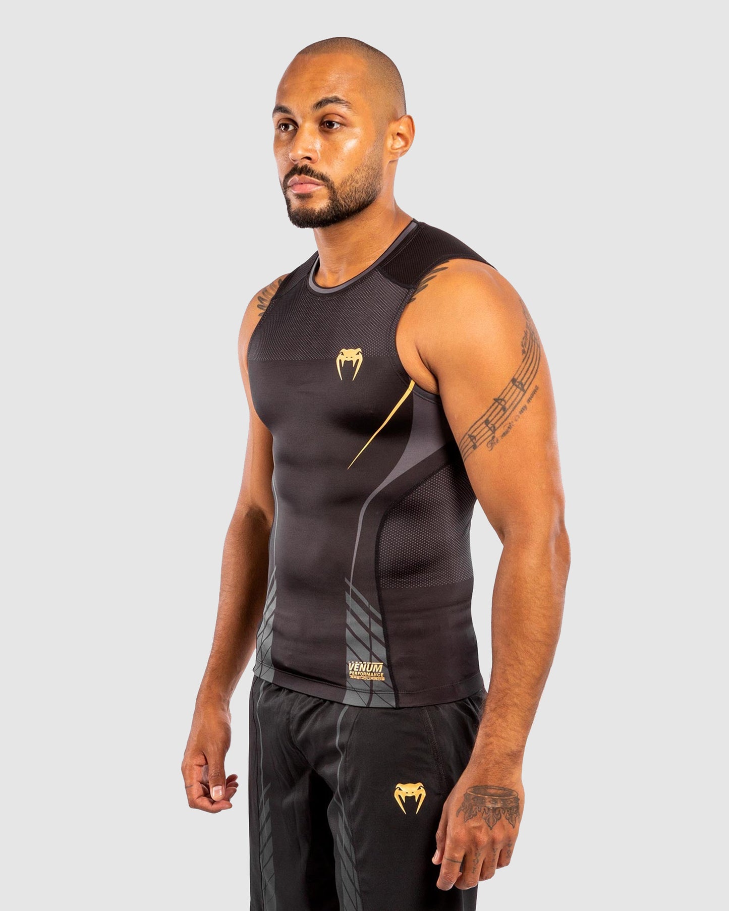 Venum Athletics Rashguard Sleeveless - Black/Gold