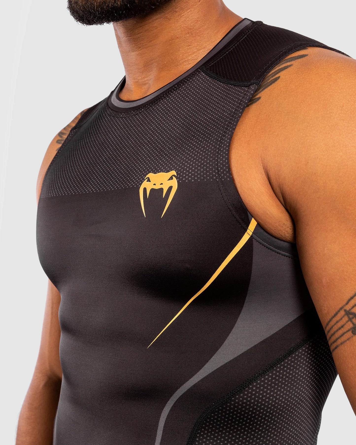 Venum Athletics Rashguard Sleeveless - Black/Gold