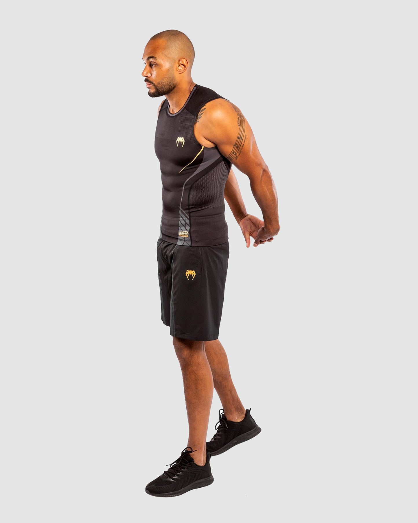 Venum Athletics Rashguard Sleeveless - Black/Gold