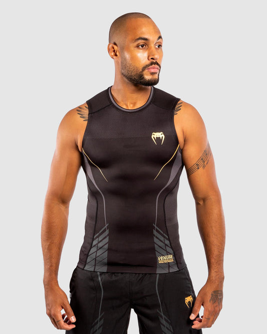 Venum Athletics Rashguard Sleeveless - Black/Gold