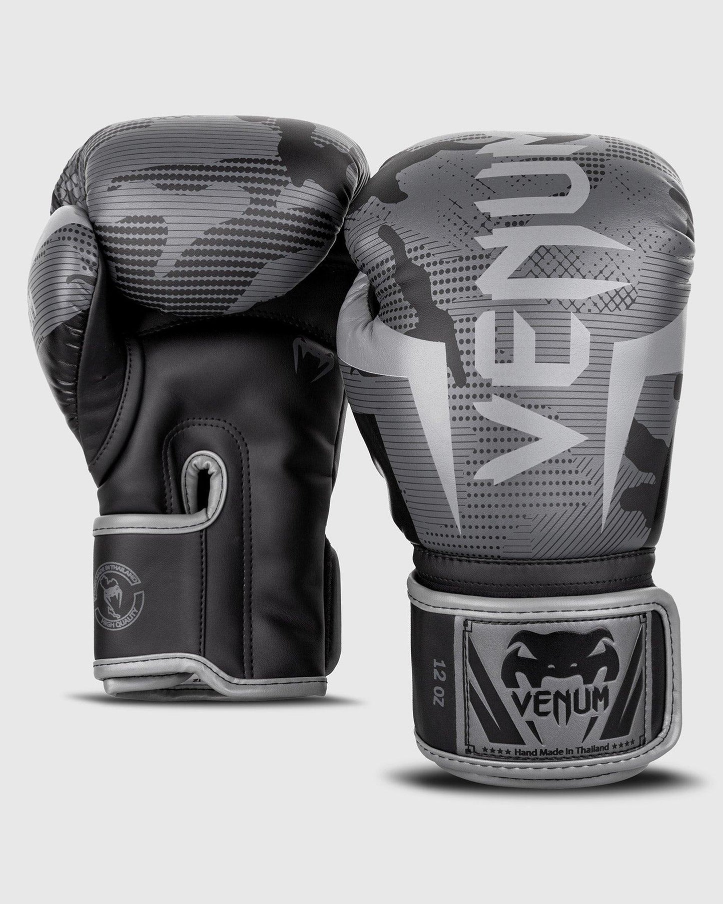 Venum Elite Boxing Gloves - Black/Dark Camo