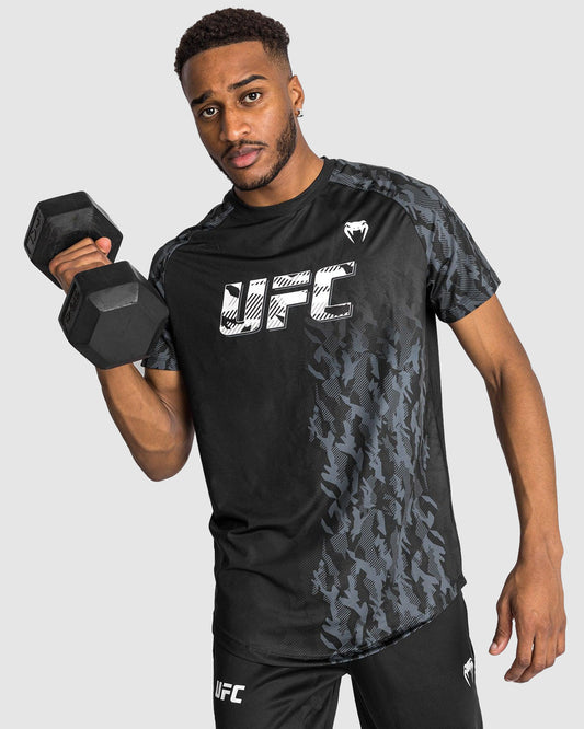 UFC Venum Authentic Fight Week Men's Performance Short Sleeve T-shirt - Black