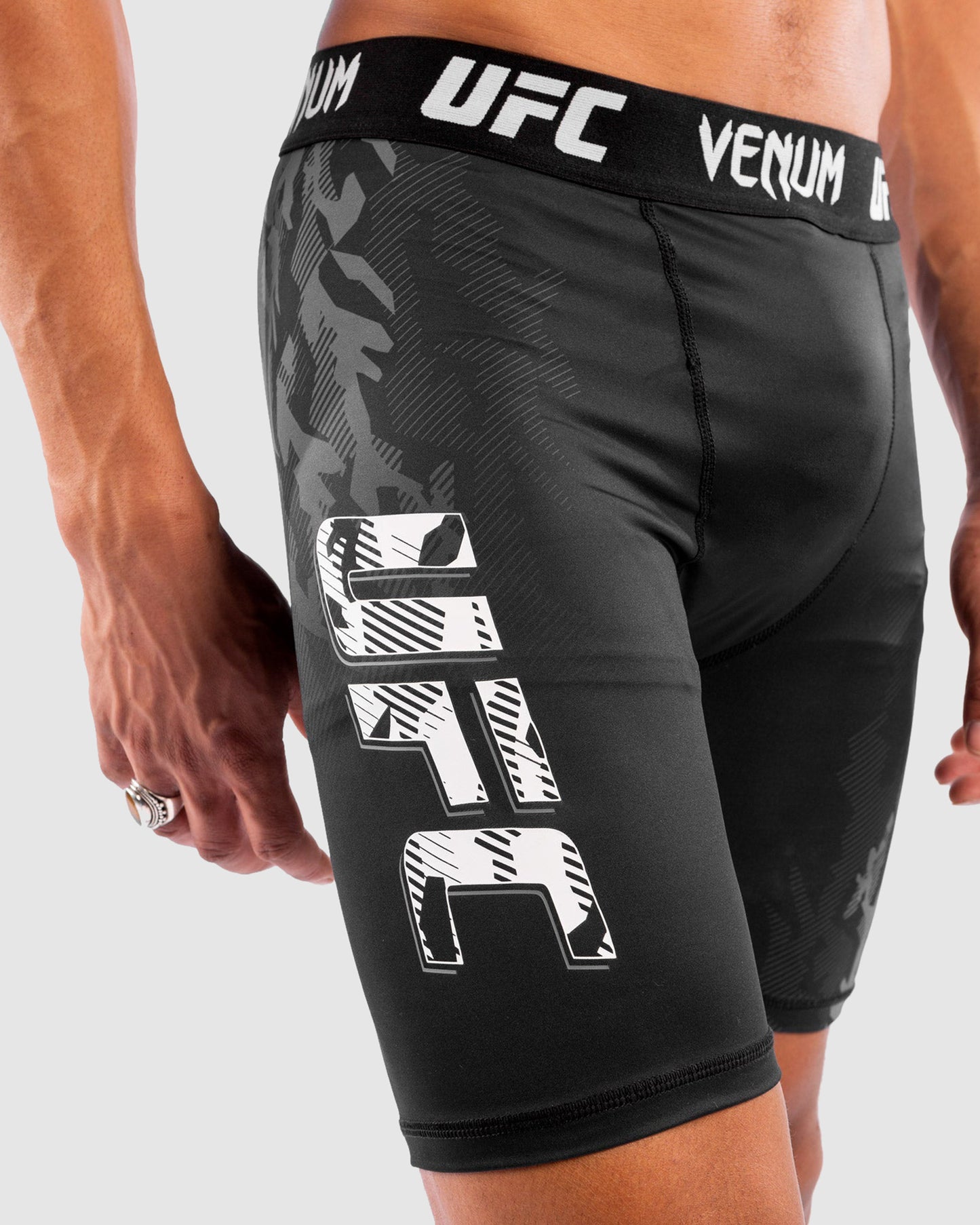 UFC Venum Authentic Fight Week Men's Performance Vale Tudo Shorts - Black