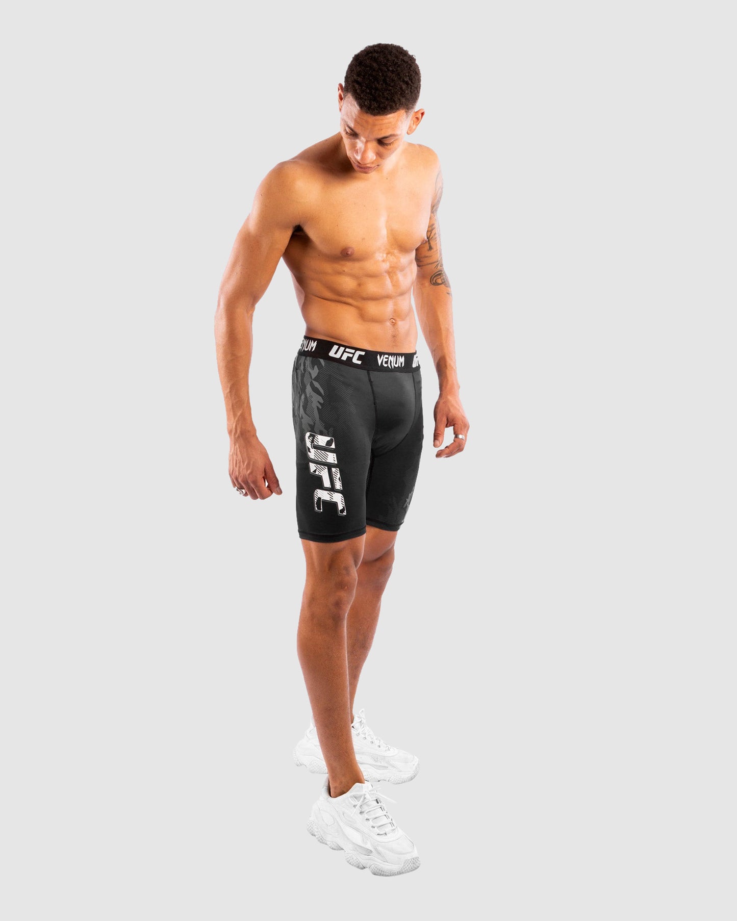 UFC Venum Authentic Fight Week Men's Performance Vale Tudo Shorts - Black