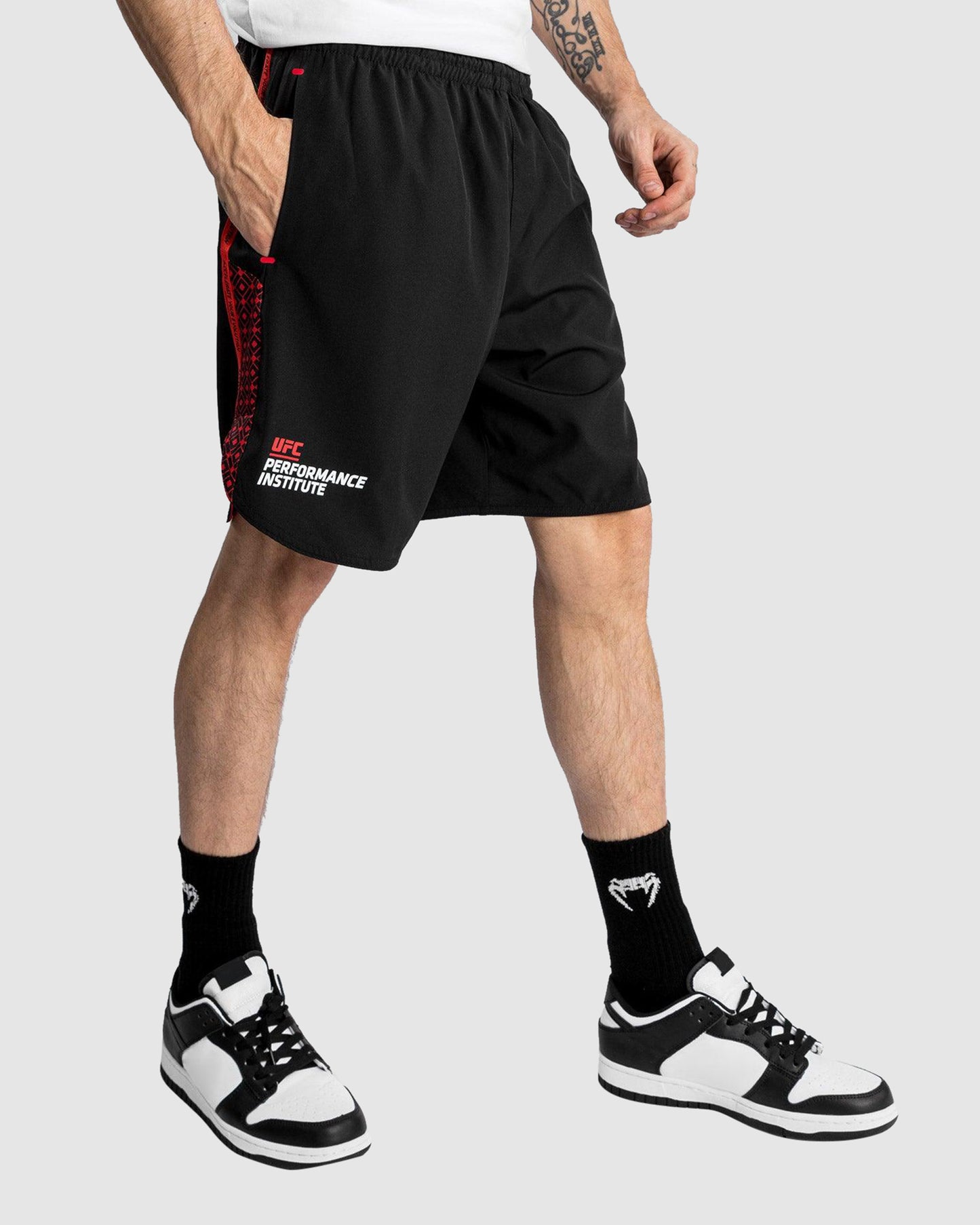 UFC Venum Performance Institute Training Short - Black/Red